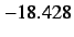 $-18.428$